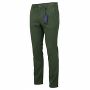 GANT Brushed Extra Slim Chino Men Trousers W32/L34 Thyme Zip