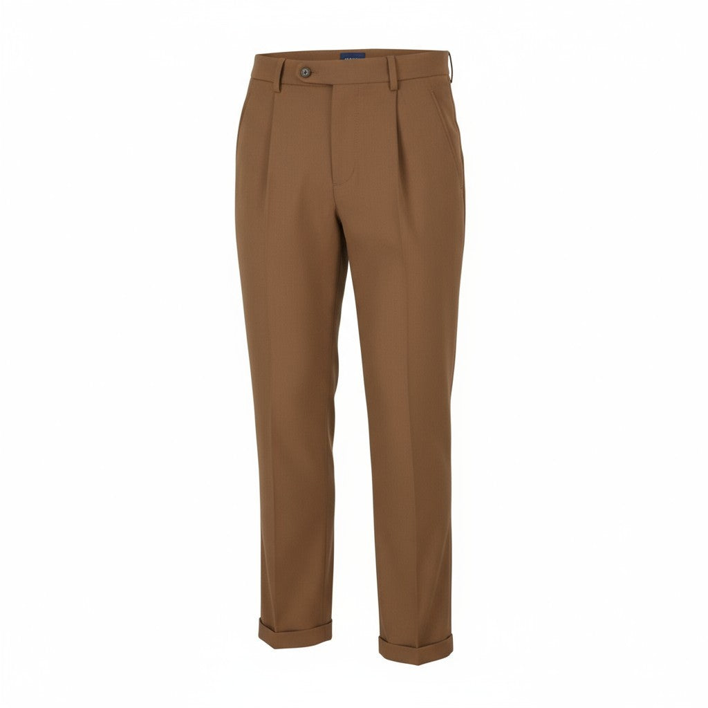 Fließende Hose mit Bundfalten