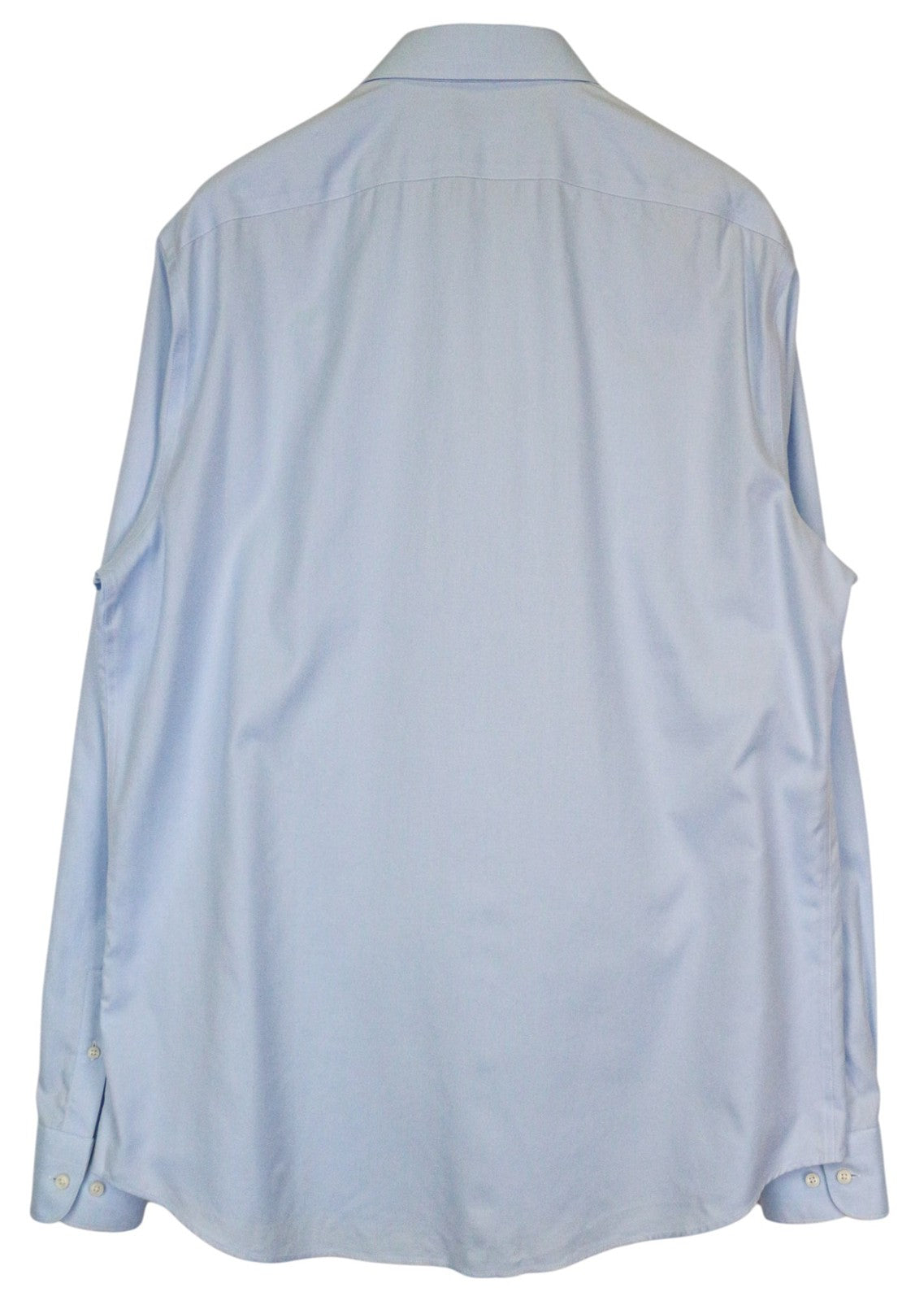 SUITSUPPLY Try On Slim Fit Men Formal Shirt 46L / 18L Blue Cutaway