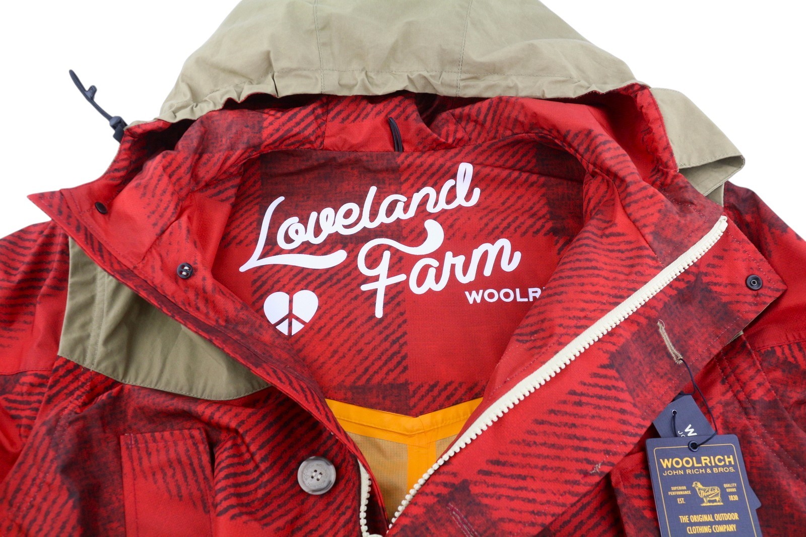 WOOLRICH x Griffin Loveland Fishtail Men Jacket L Parka Detachable RRP870