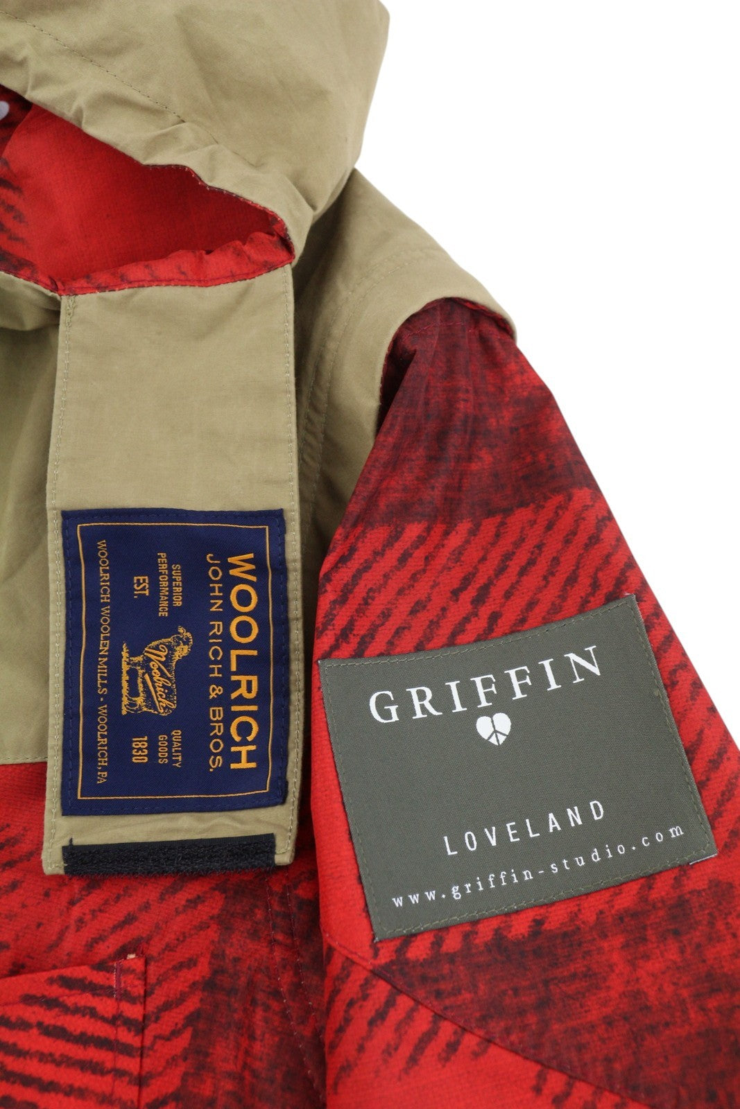 WOOLRICH x Griffin Loveland Fishtail Men Jacket L Parka Detachable RRP870