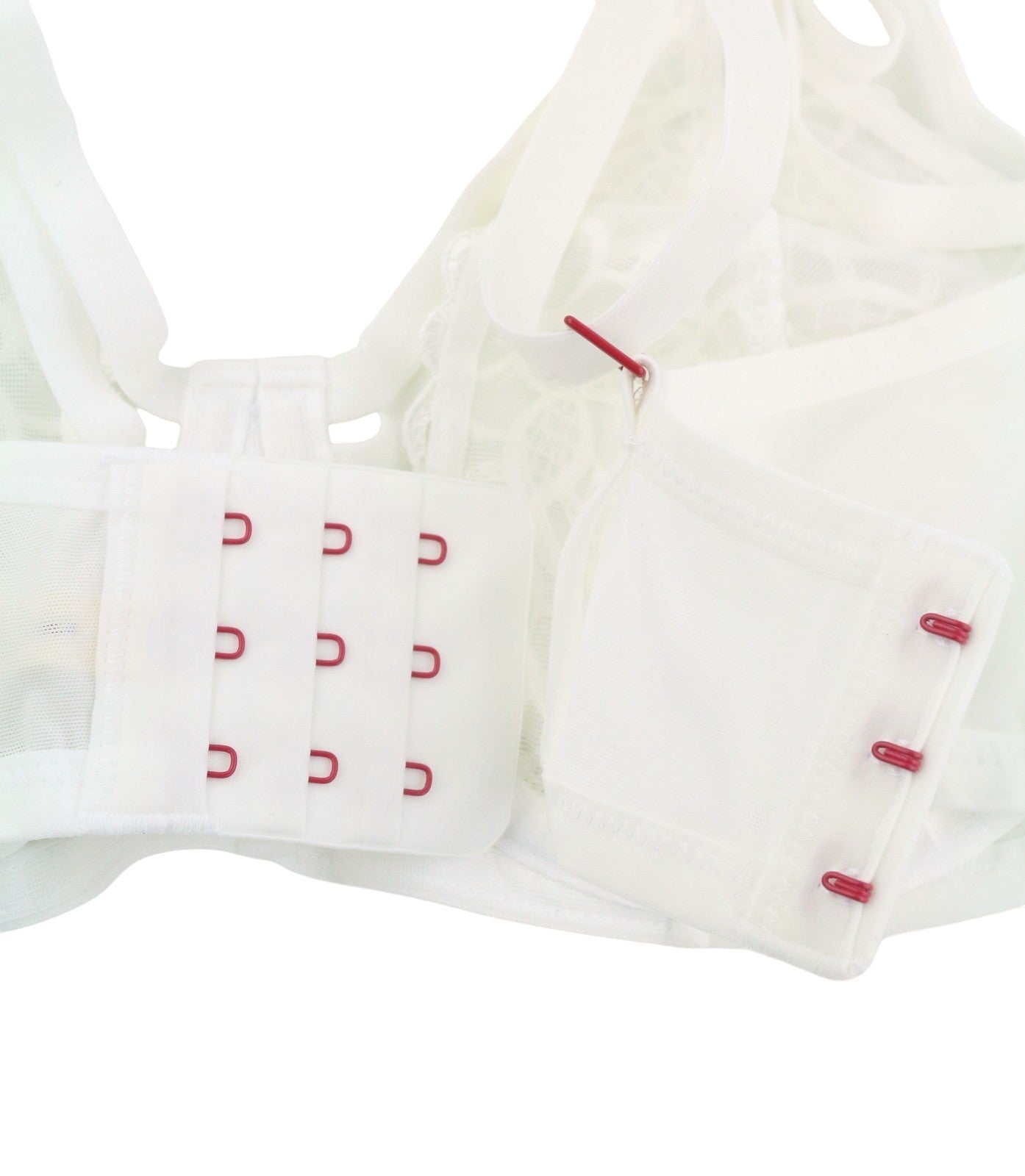 SCANDALE Le Bandeau Unpadded Sublime-Undyed Women Bra 80D White Guipure Laces