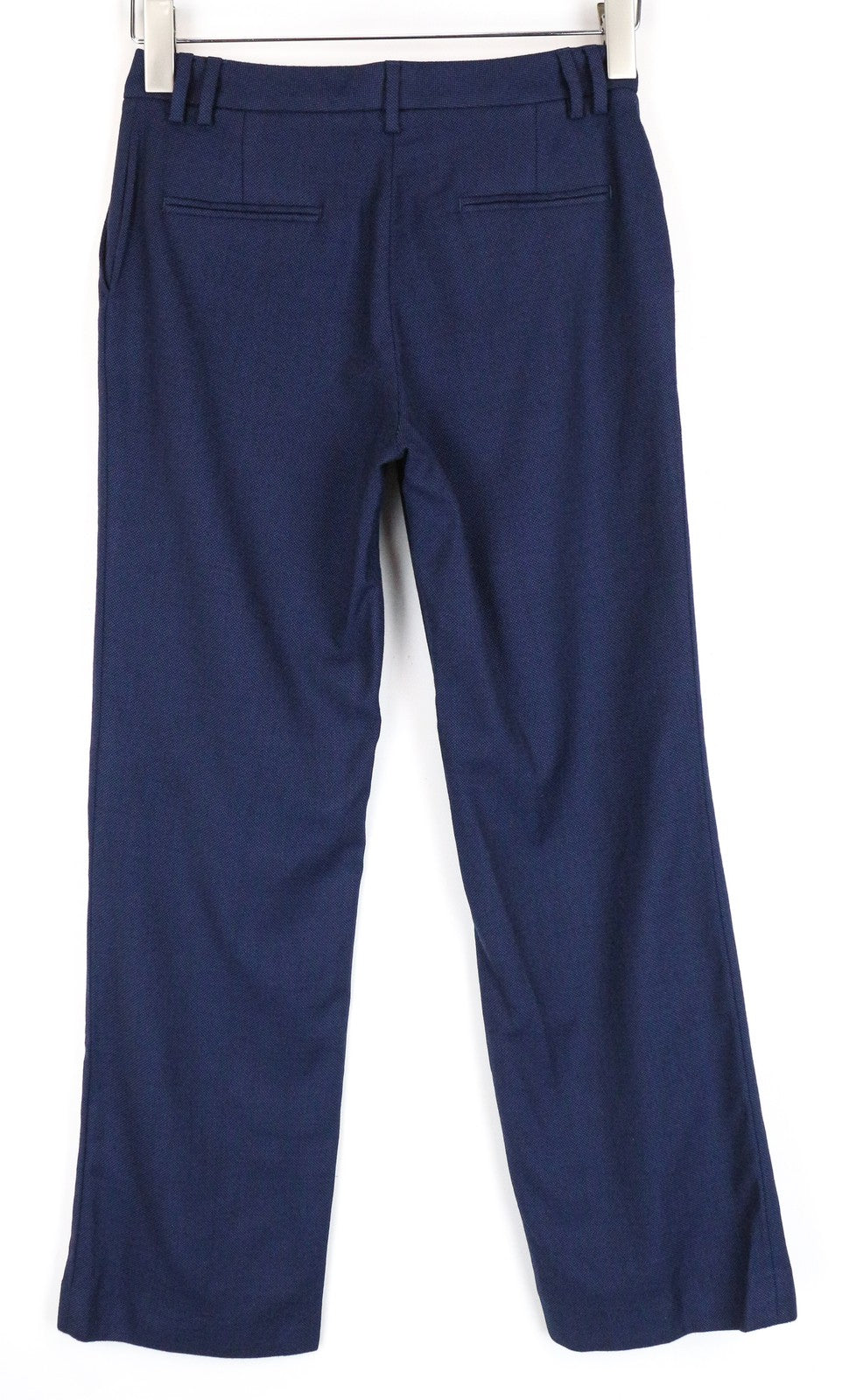 SUITSUPPLY Sina Men Trousers ~W27/L27 Blue Pure Wool Lined Pleated Classic
