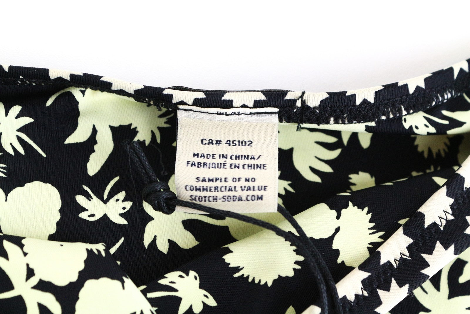 MAISON SCOTCH Women Swimwear ~XS Black Star Patterned Beach Pool Bikini Bottom