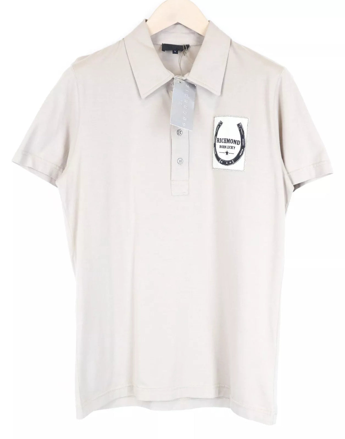 Graues Twill-T-Shirt