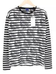SCOTCH & SODA Ams Couture Men Sweatshirt S Black Cotton Patterned Long Sleeved