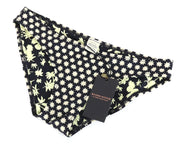 MAISON SCOTCH Women Swimwear ~XS Black Star Pattern Summer Beach Bikini Bottom