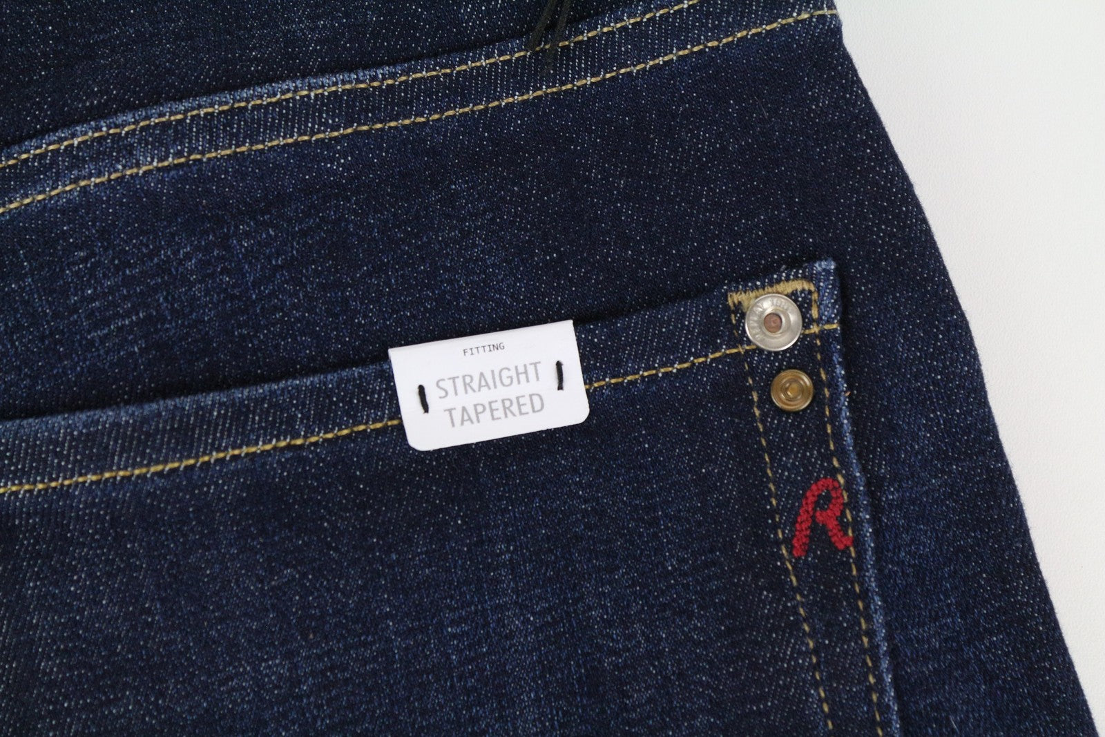 REPLAY Rob Men Jeans W29/L32 Blue Cotton Stretch Straight Taper Fit Denim