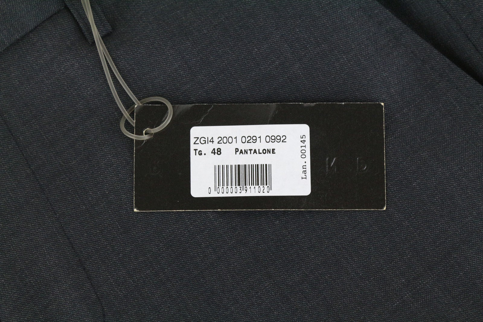 RICHMOND  Men Trousers 48 Grey Pleat Front Classic Formal Wool Blend