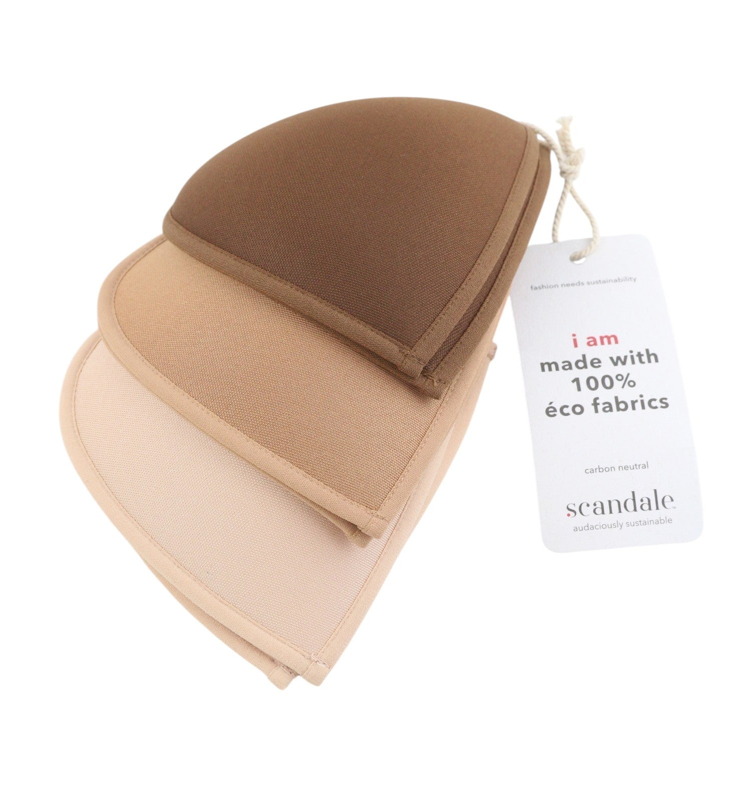 SCANDALE Le Triangle Back Detail Sensual-Nude T17 Women Bra XS Laces +3 Pads