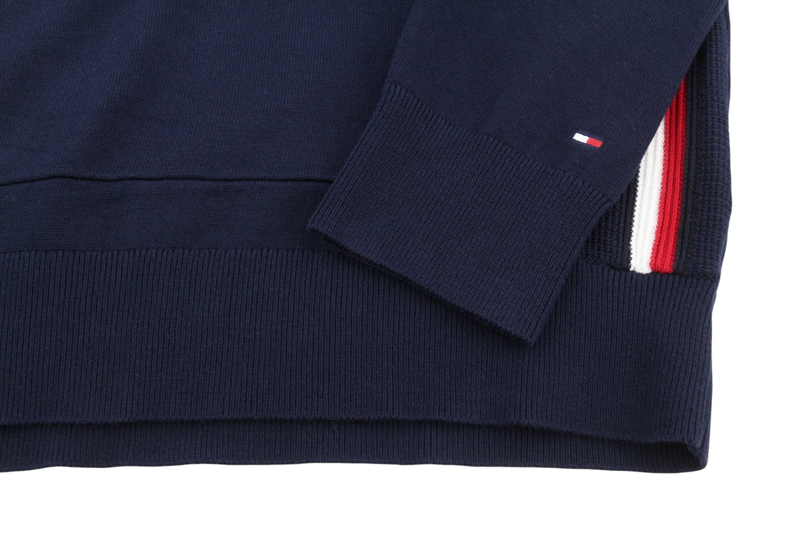 TOMMY HILFIGER THFlex Global Stripe Men Jumper 2XL Navy Hooded