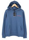 Blue Cotton Hoodie