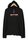 Black Cotton Hoodie