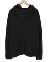 Black Cotton Hoodie