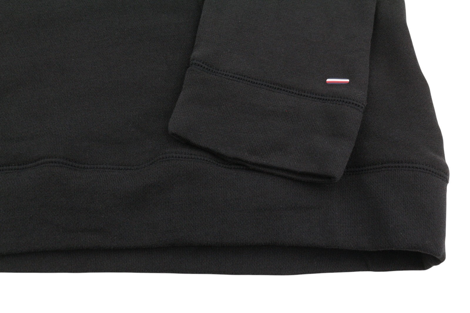 TOMMY HILFIGER Men Hoodie XL Black Kangaroo Logo