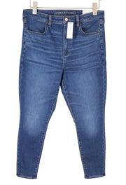 AMERICAN EAGLE OUTFITTERS Super Hi-Rise Jegging Blue Vibe Women Jeans W31 Soft