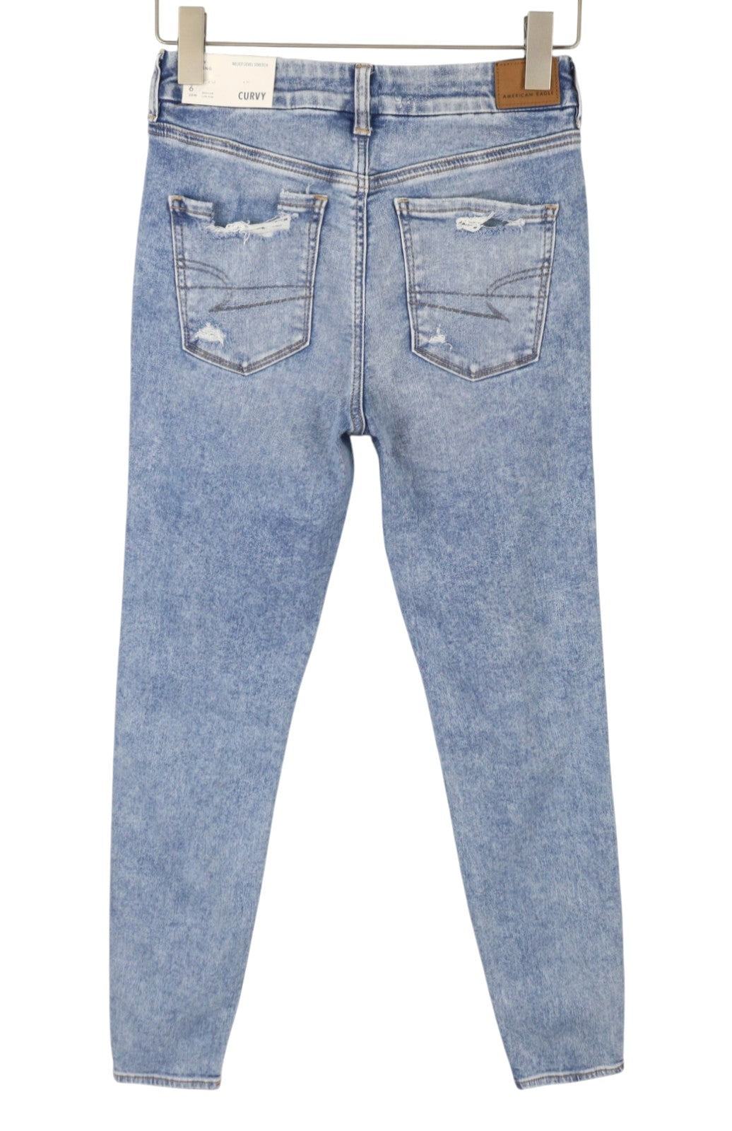 AMERICAN EAGLE OUTFITTERS Curvy Jegging Dream Blue Women Jeans W28 Stretch