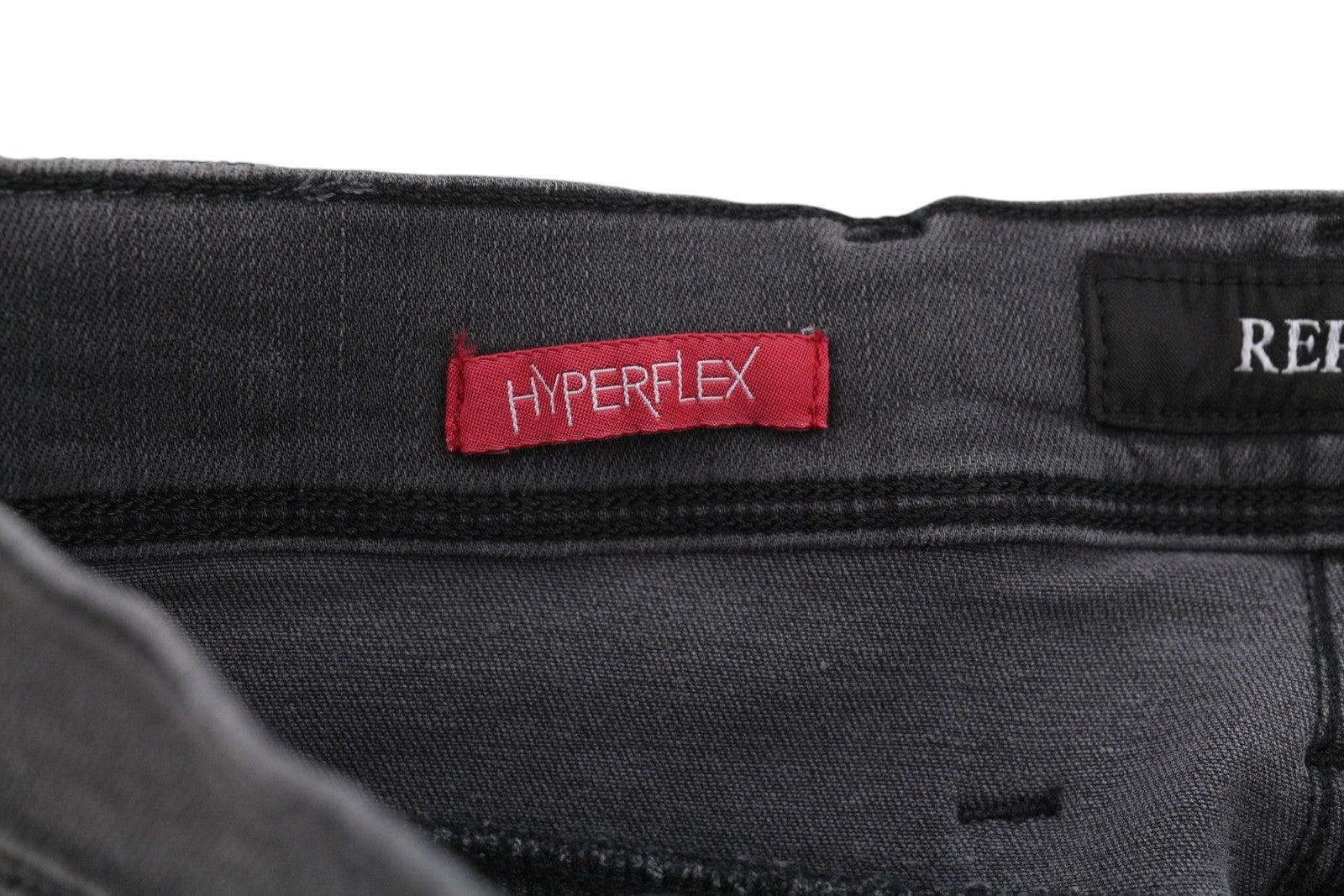 REPLAY Anbass Hyperflex Men Jeans W28/L32 Grey Faded Distress Slim Fit