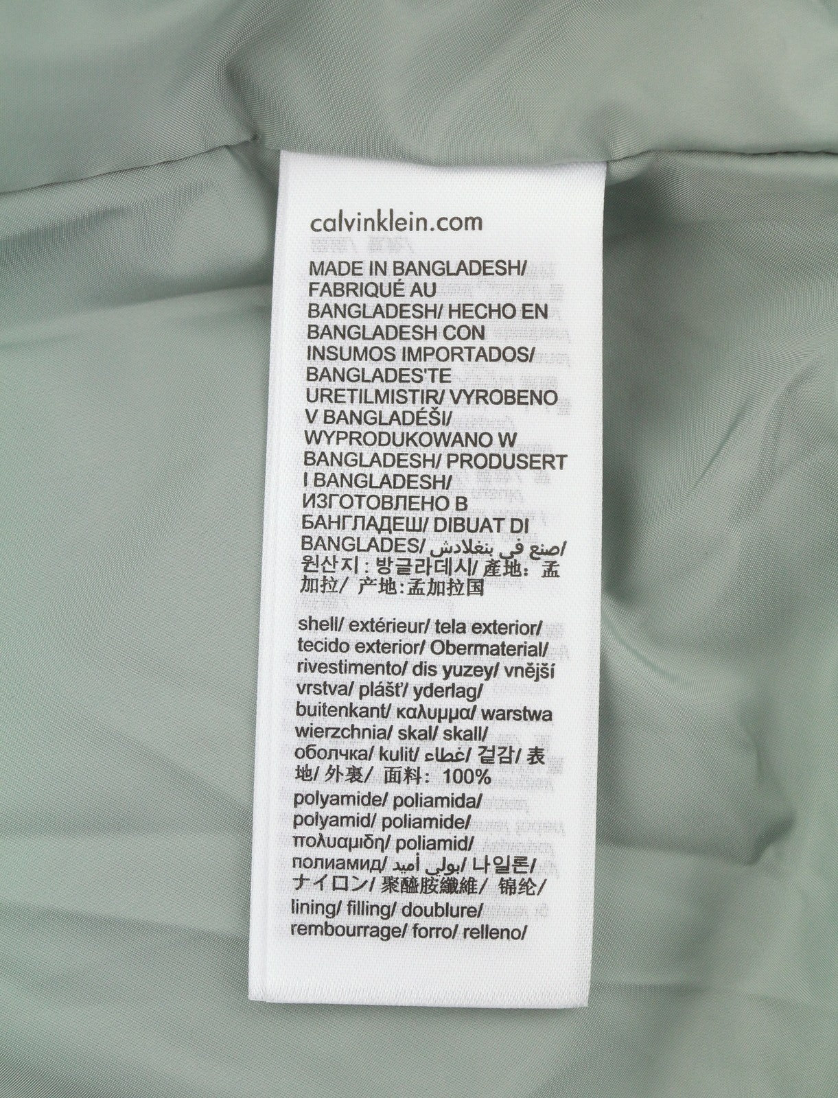 CALVIN KLEIN Men Jacket S Slate Grey Insulated Bomber RRP129