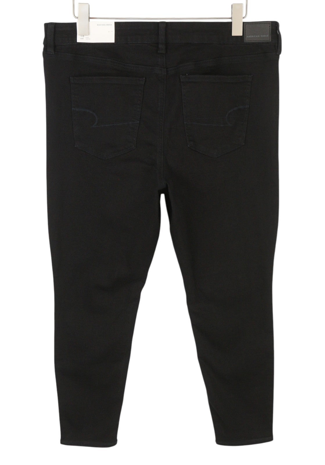AMERICAN EAGLE OUTFITTERS Jegging Always Black Women Jeans W34 Stretch Denim
