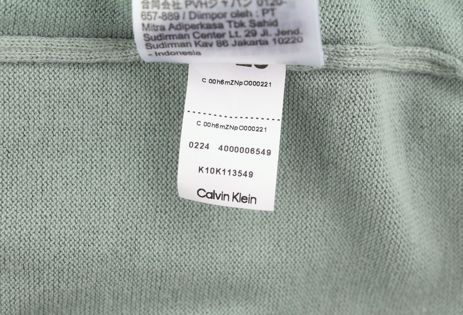 CALVIN KLEIN Cotton Silk Blend Men Jumper S Grey Crew Knit