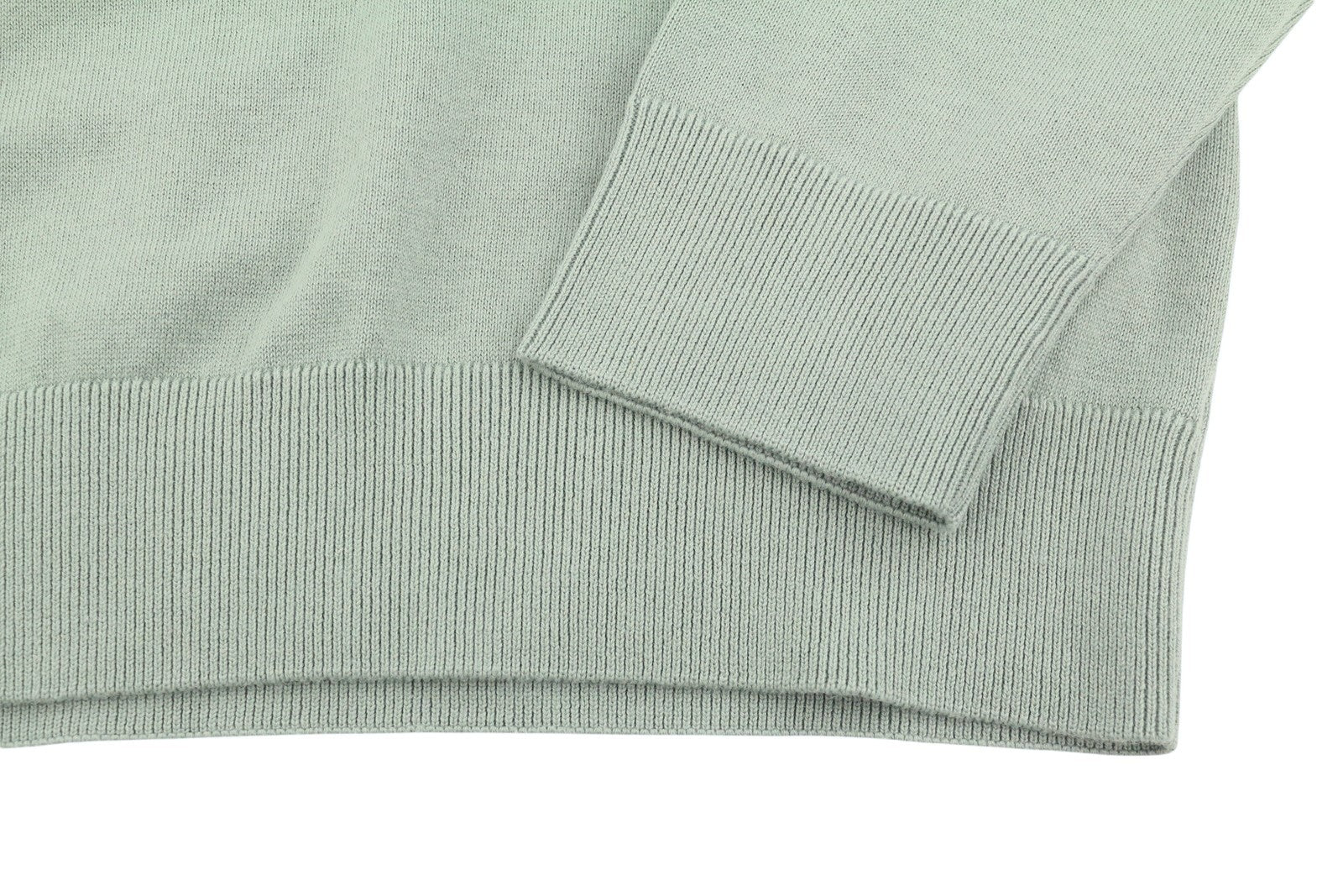 CALVIN KLEIN Cotton Silk Blend Men Jumper S Grey Crew Knit