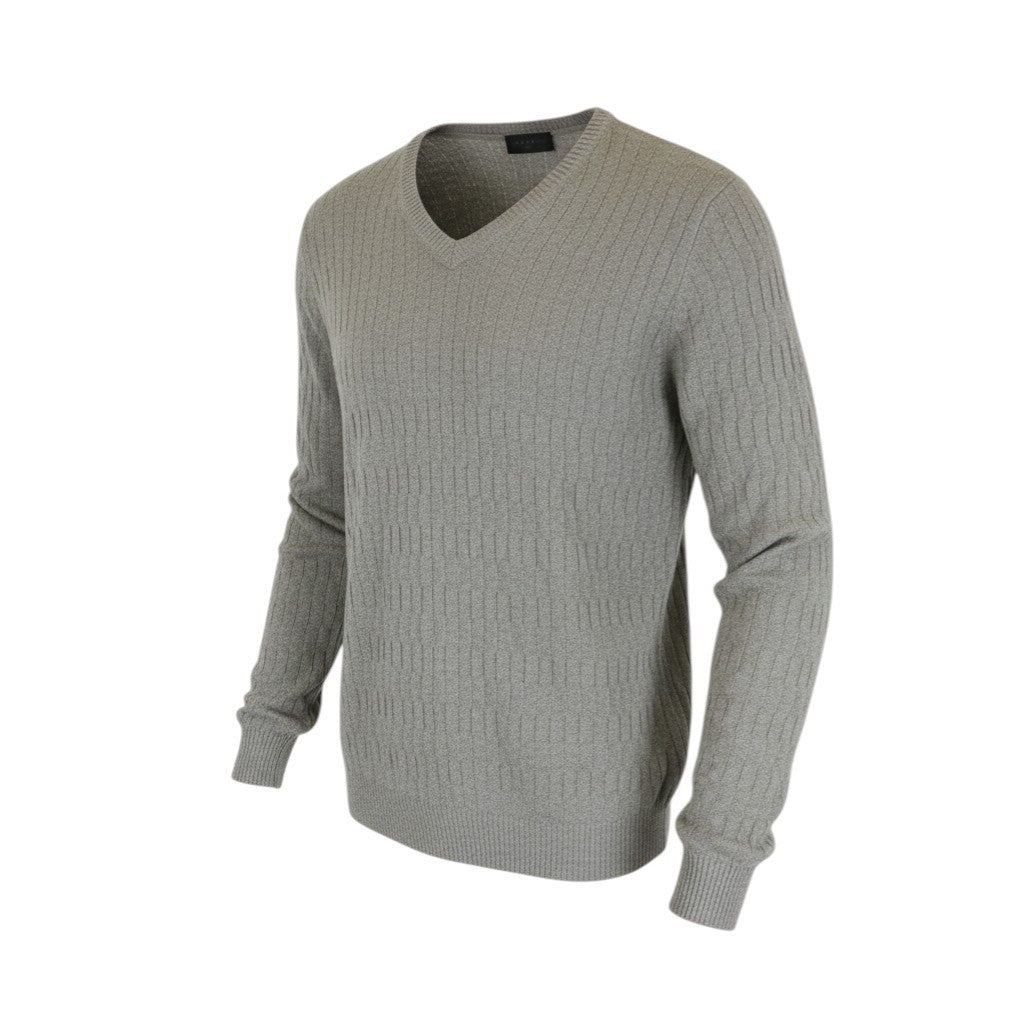 Graues Sweatshirt aus Twill