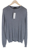 Blue Twill Sweatshirt