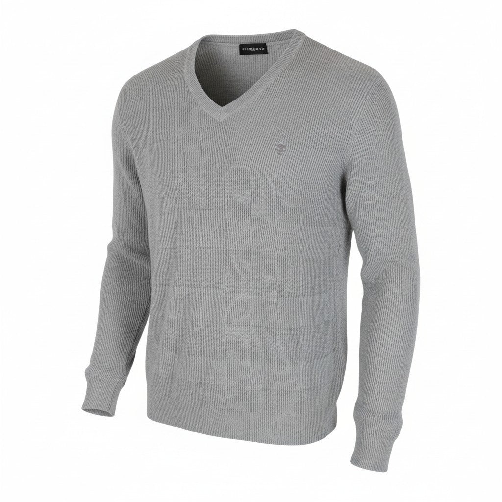 Graues Sweatshirt aus Twill