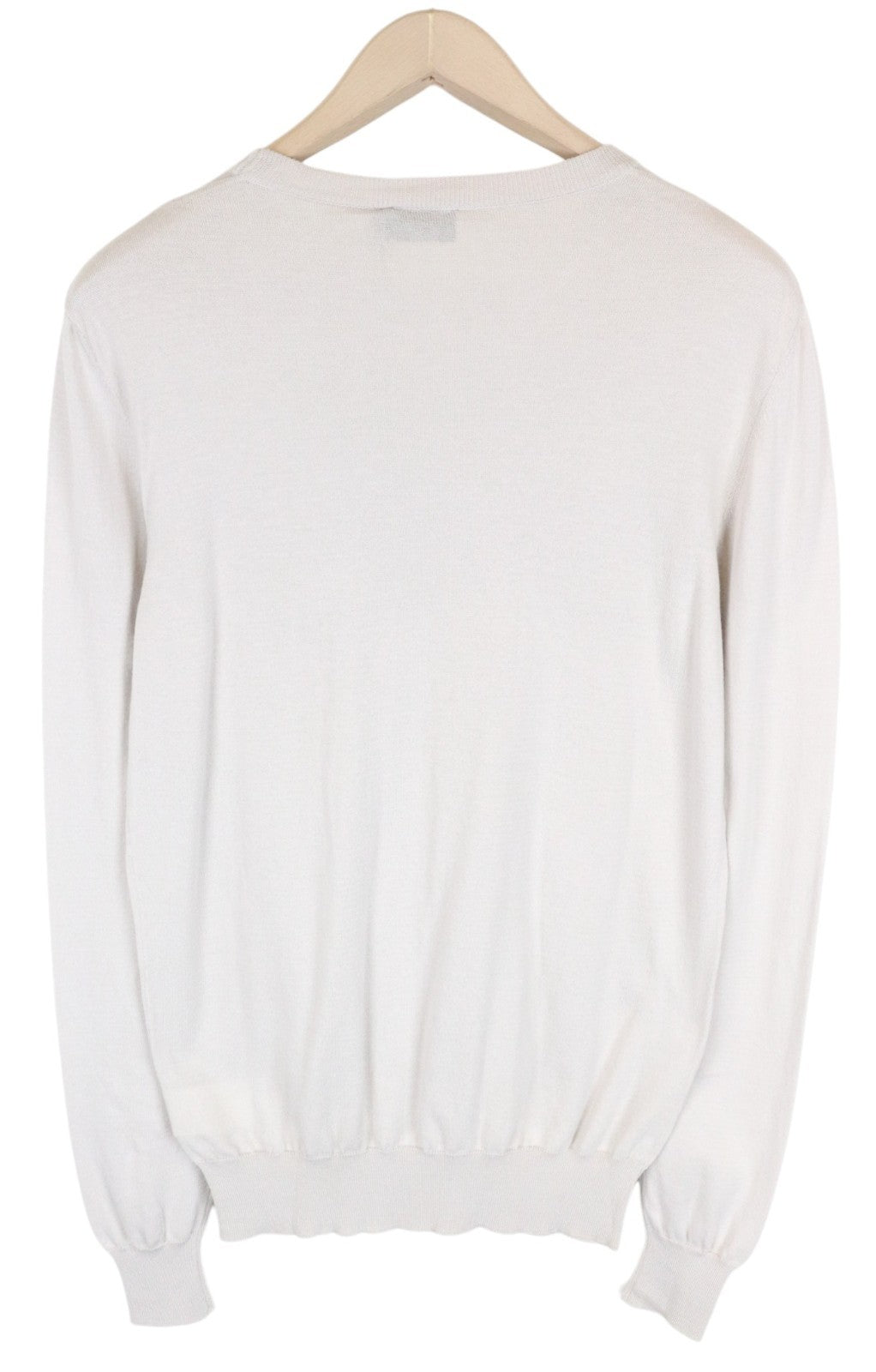 RICHMOND  Men Sweatshirt 50 Beige Pure Cotton Long Sleeved Casual Pull On