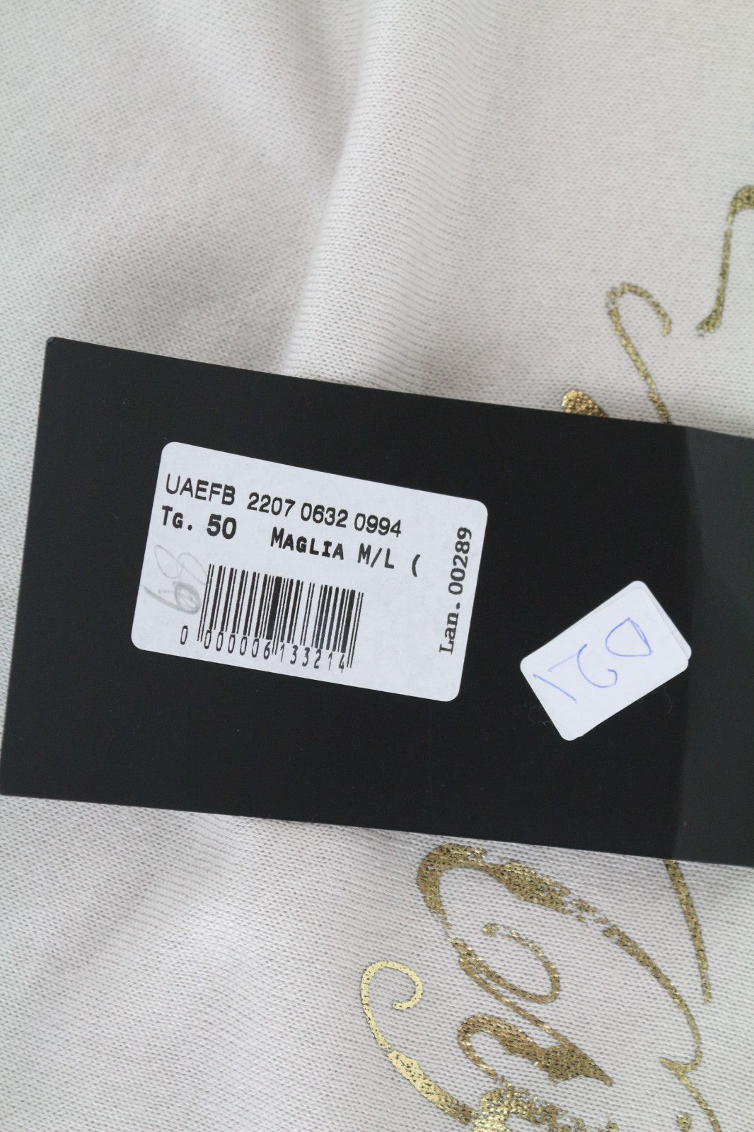 RICHMOND  Men Sweatshirt 50 Beige Pure Cotton Long Sleeved Casual Pull On