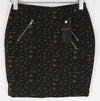 Navy Polyester Skirt