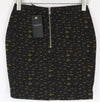 Navy Polyester Skirt