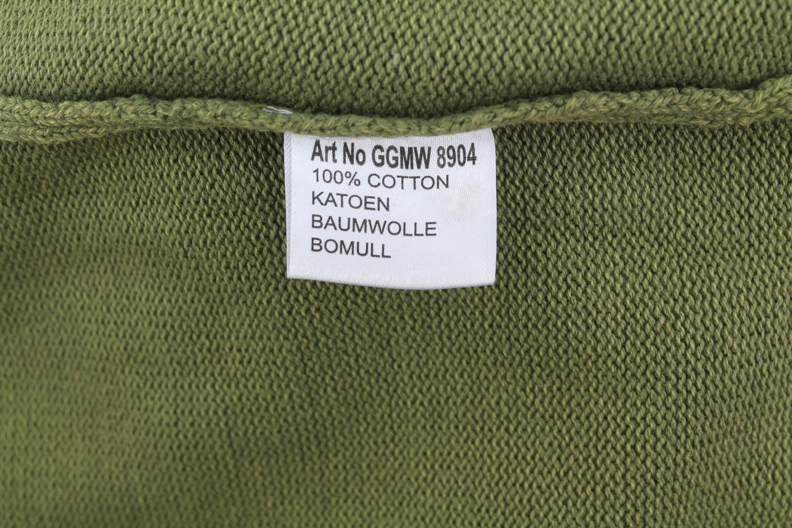 GOOD GENES Men Jumper XL Olive Green Knit Round Neck Long Back Pull On