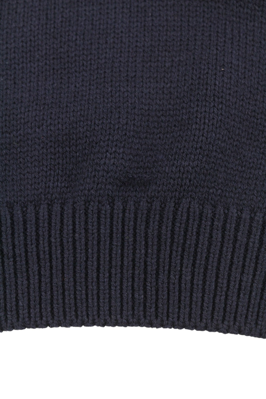SUISTUDIO Women Jumper M Dark Blue Wool Blend Happy Holidays Pattern Pull On