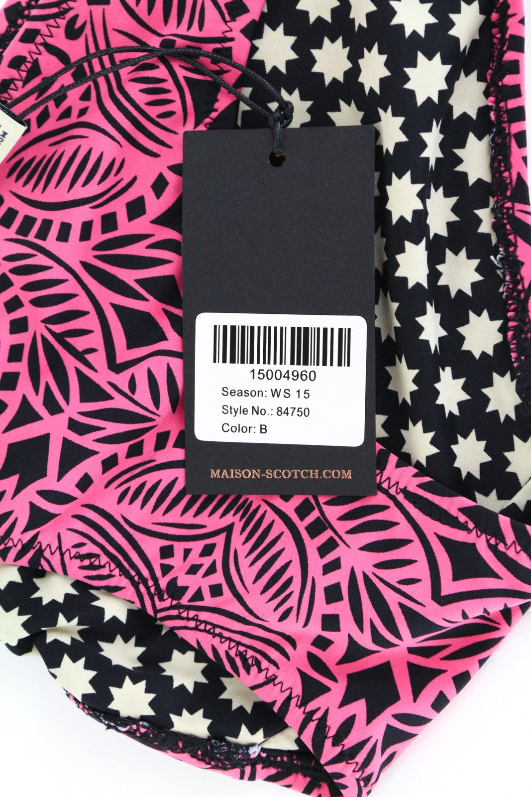 MAISON SCOTCH Women Swimwear ~XS Patterned Summer Beach Pool Bikini Bottom