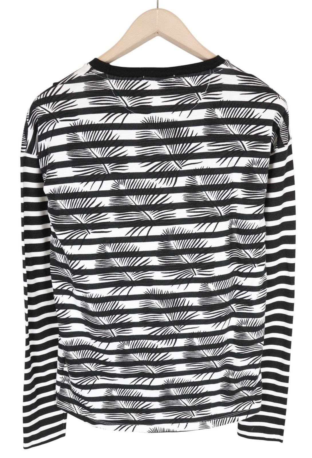 SCOTCH & SODA Ams Couture Men Sweatshirt S Black Cotton Anti Striped Pattern