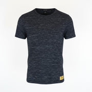 SCOTCH & SODA Ams Couture Men T-Shirt S Navy Short Sleeve Cotton Blend Stretch