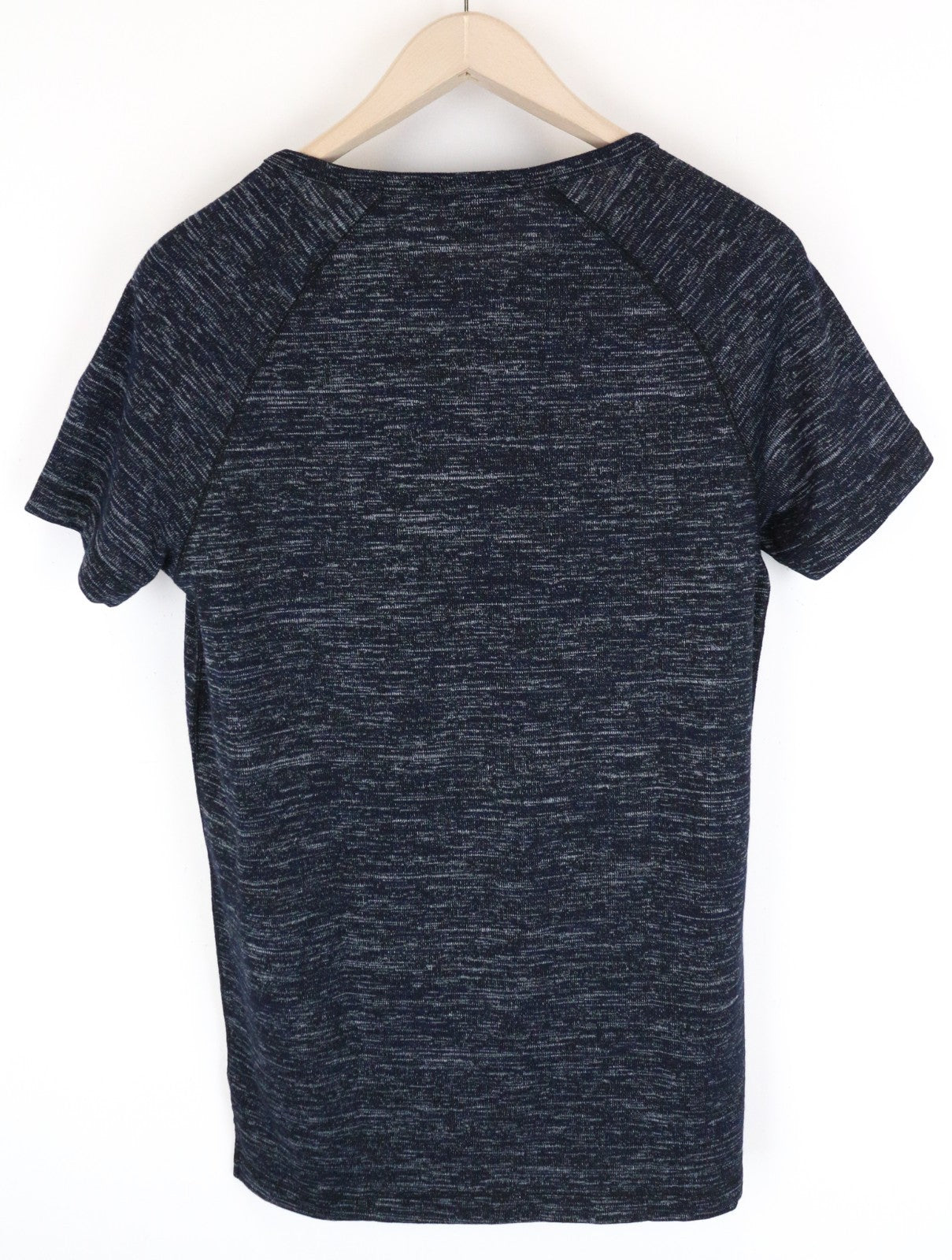SCOTCH & SODA Ams Couture Men T-Shirt S Navy Short Sleeve Cotton Blend Stretch