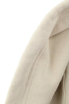 Beige Cotton Hoodie