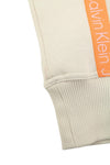 Beige Cotton Hoodie