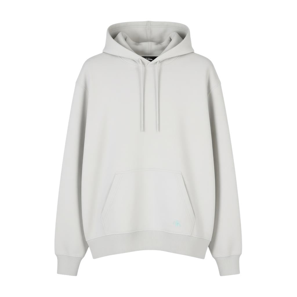 Grauer Baumwoll-Hoodie