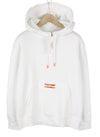 White Cotton Hoodie
