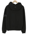 Black Cotton Hoodie