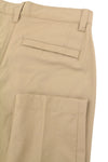 Beige Cotton Trousers