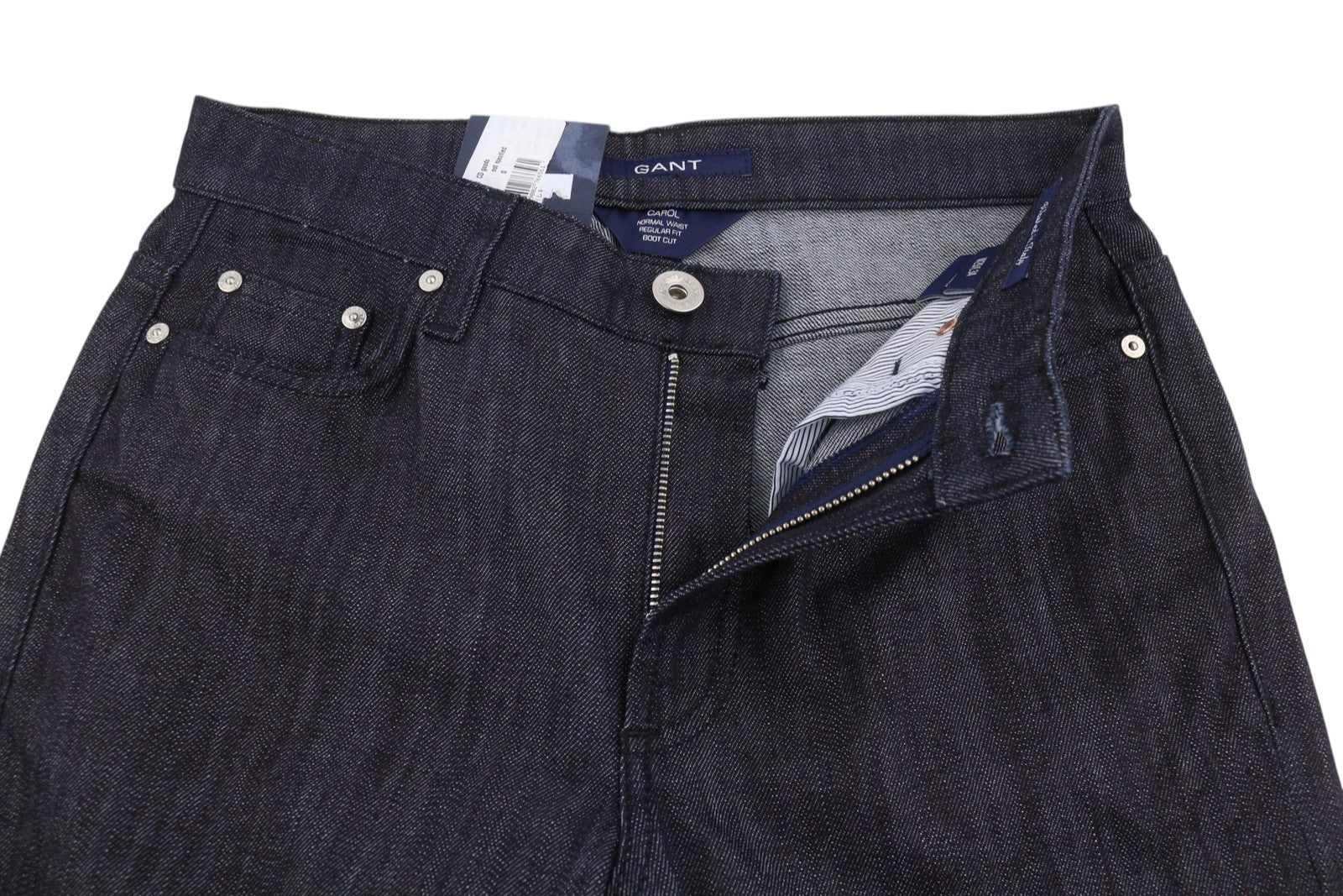 GANT Carol Women Jeans W29/L34 Dark Blue Regular Fit Bootcut Zip Fly