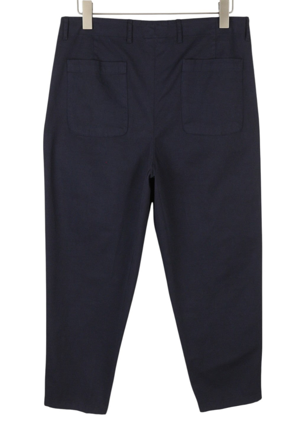 TOMMY HILFIGER Army Stretch Twill Men Trousers EU50 Dark Blue Pleated