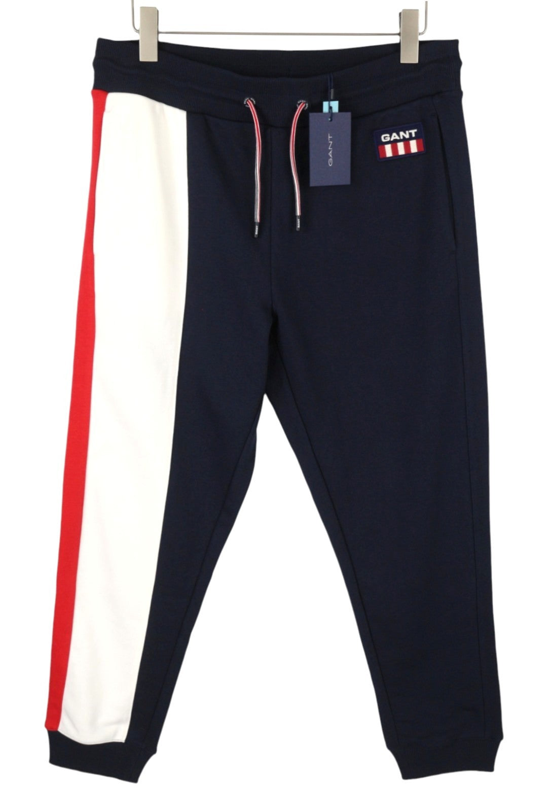 GANT Retro Logo Sweat Men Trousers 4XL Navy Drawstring Logo Jogg