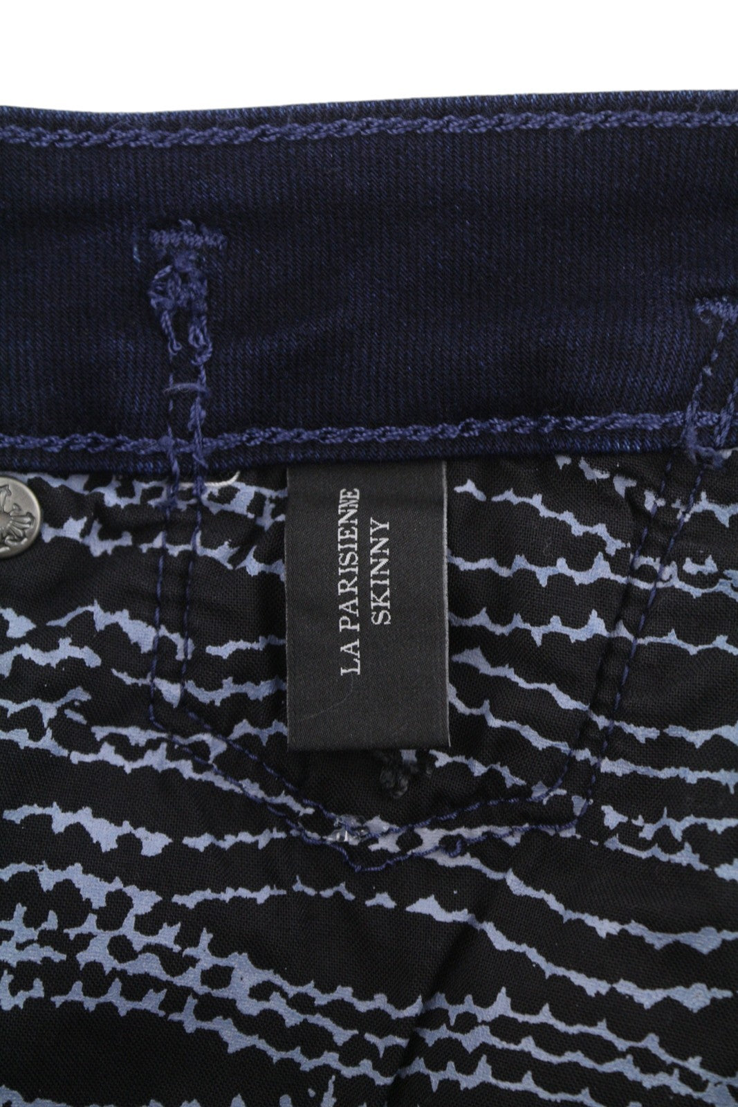 MAISON SCOTCH La Parisienne Women Jeans W27/L32 Blue Whiskers Faded Skinny Fit