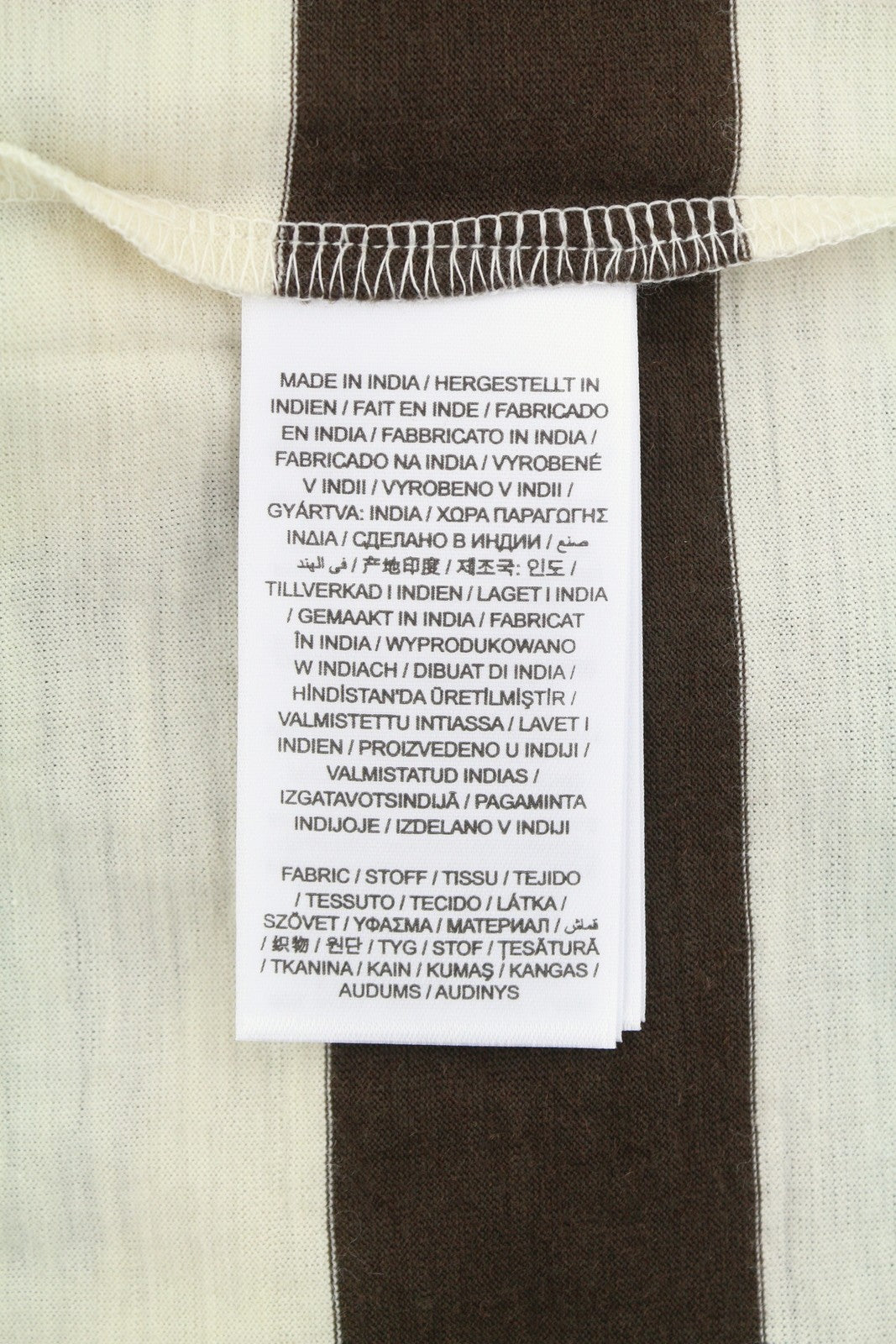 GANT Wool Jersey Men T-Shirt 2XL Cream Crew Neck Stretch Long Sleeve Tee Logo